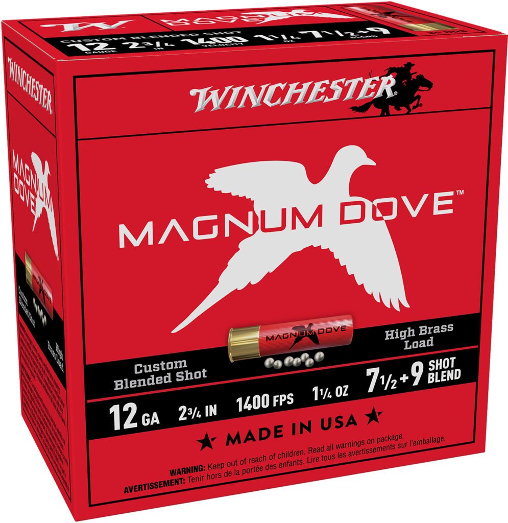 Weekly Hot 100 93 Winchester Ammo MD1279 Magnum Dove 12Gauge 2.75" 1 1/4oz 7.5/9Shot 25 Per Box/10 Case