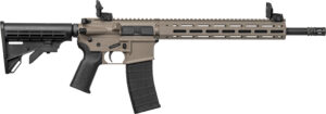 Tippmann Arms A101164 M4 Elite MSR 22 LR 25+1 16" Black Parkerized Threaded Barrel, Flat Dark Earth Aluminum Receiver w/Picatinny Rail, M-LOK Handguard, Black Adj CAR15 Polymer Stock, Black Gen2 Grip,