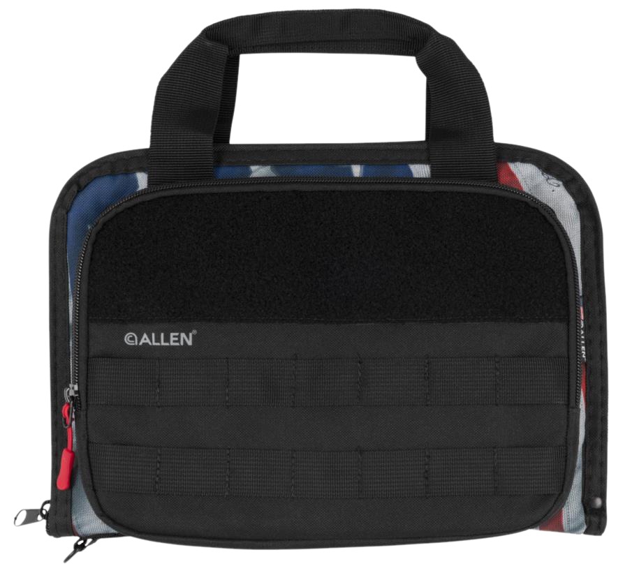 Allen 1122 Victory Taper Case Double Red/White/Blue Holds 2 Handguns 1 Allen 1122 Victory Taper Case Double Red/White/Blue Holds 2 Handguns