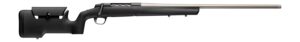 Browning 036120297 X-Bolt 2 Special Max LR SPR Full Size 300 PRC 3+1 26" Matte Stainless Heavy Sporter Threaded Barrel, Matte Stainless Stainless Steel Drilled & Tapped Receiver, Black Adjustable Max