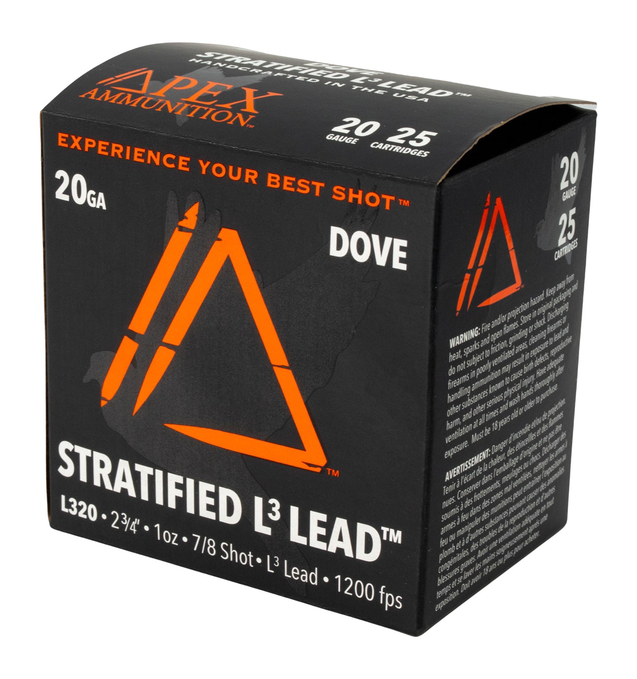 APEX AMMO ED20-78 20G 2.75 1 25/10 1 APEX AMMO ED20-78 20G 2.75 1 25/10