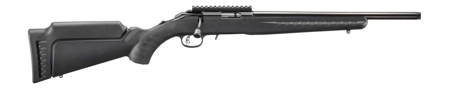 Ruger 8392 American 22 WMR 9+1 16.10" Satin Blued Threaded Barrel, Satin Blued Alloy Steel Receiver w/Picatinny Rail, Black Adj LOP Synthetic Stock 1 Ruger 8392 American 22 WMR 9+1 16.10" Satin Blued Threaded Barrel, Satin Blued Alloy Steel Receiver w/Picatinny Rail, Black Adj LOP Synthetic Stock