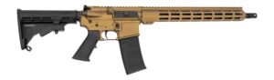 Home 33 Andro Corp Industries 55616BBBB ACI-15 Bravo 5.56 NATO 30+1 16" Black Nitride Threaded Barrel, Burnt Bronze Aluminum Receiver w/Picatinny Rail, M-LOK Handguard, M4 Black Polymer Stock, Black Polymer G