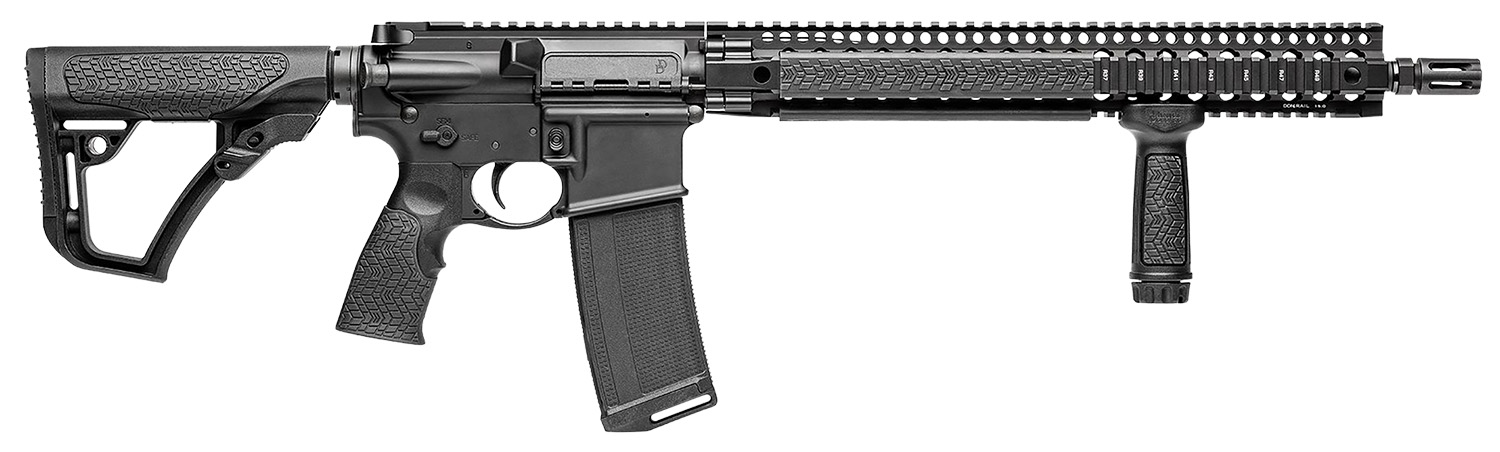 Daniel Defense 0214515175047 DDM4 V9 5.56x45mm NATO 16" 30+1 Black Hard Coat Anodized 6 Position w/SoftTouch Overmolding Stock 1 Daniel Defense 0214515175047 DDM4 V9 5.56x45mm NATO 16" 30+1 Black Hard Coat Anodized 6 Position w/SoftTouch Overmolding Stock
