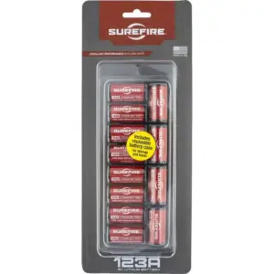 Home 29 SUREFIRE SF123A 12-PACK CLAMSHELL