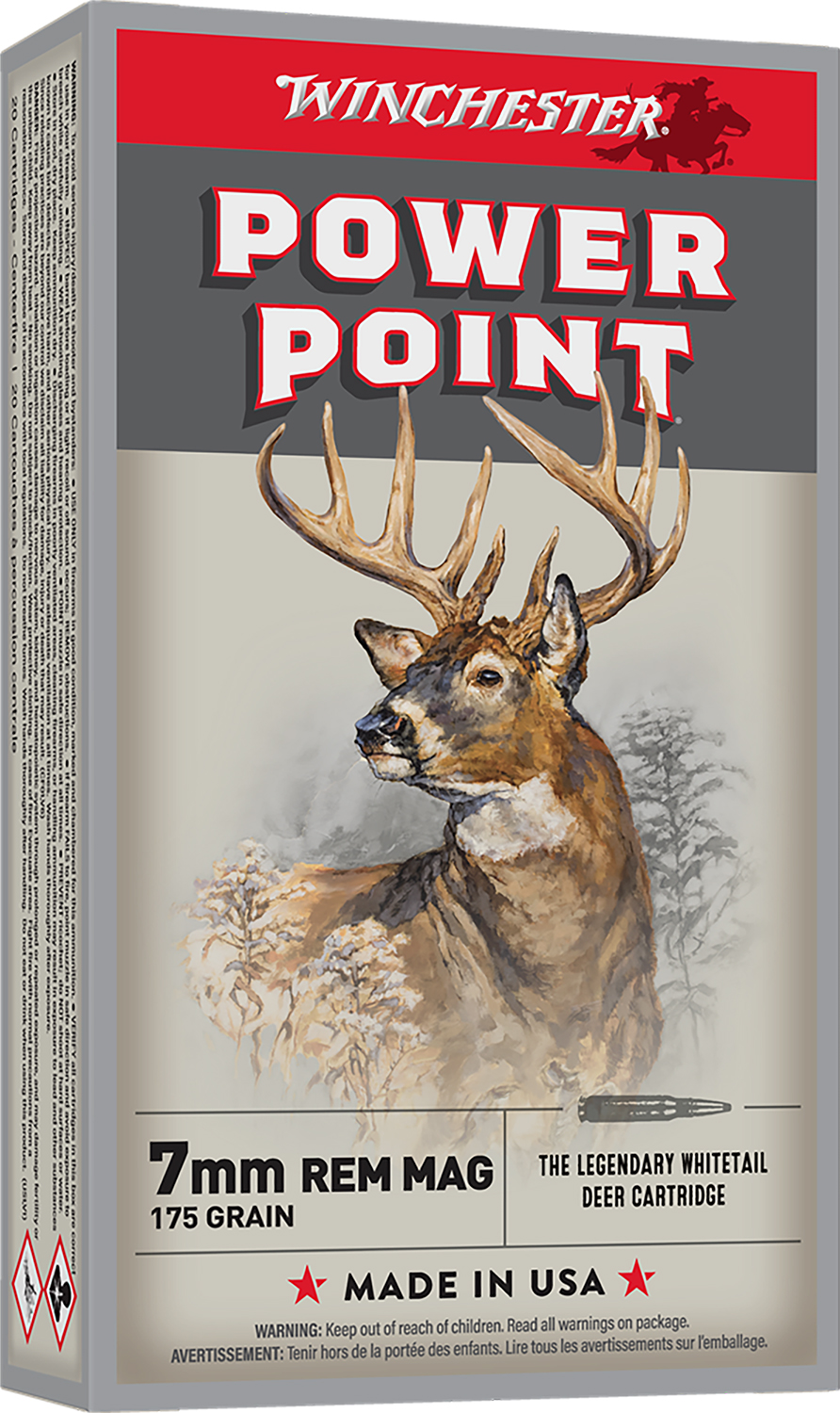 Winchester Ammo X7MMR2 Super X 7mmRemMag 175gr Power Point 20 Per Box/10 Case 1 Winchester Ammo X7MMR2 Super X 7mmRemMag 175gr Power Point 20 Per Box/10 Case