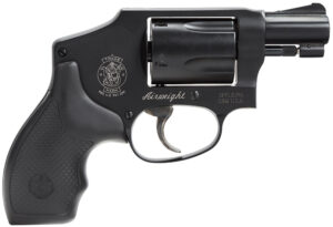 Home 31 Smith & Wesson 150544 Model 442 *CA Compliant 38 S&W Spl +P 5 Shot 1.88" Stainless Steel Barrel, Carbon Steel Cylinder, Aluminum J-Frame, Black Metal Finish, Integral Front Sight, No Safety Lock
