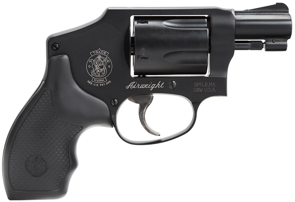 Smith & Wesson 150544 Model 442 *CA Compliant 38 S&W Spl +P 5 Shot 1.88" Stainless Steel Barrel, Carbon Steel Cylinder, Aluminum J-Frame, Black Metal Finish, Integral Front Sight, No Safety Lock 1 Smith & Wesson 150544 Model 442 *CA Compliant 38 S&W Spl +P 5 Shot 1.88" Stainless Steel Barrel, Carbon Steel Cylinder, Aluminum J-Frame, Black Metal Finish, Integral Front Sight, No Safety Lock
