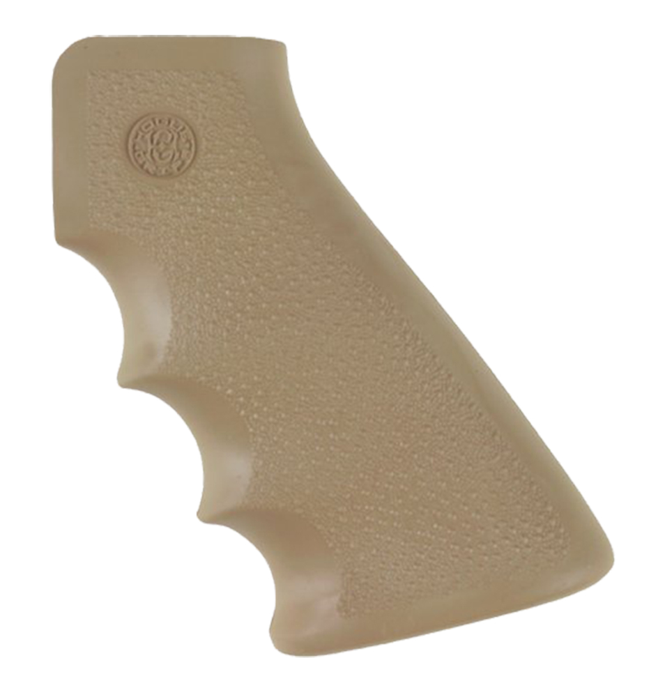 Hogue 15003 OverMolded Grip Desert Tan Rubber with Finger Grooves for AR-15, M16 1 Hogue 15003 OverMolded Grip Desert Tan Rubber with Finger Grooves for AR-15, M16