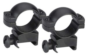 TRADITIONS RINGS 1" WEAVER - HIGH MATTE BLACK