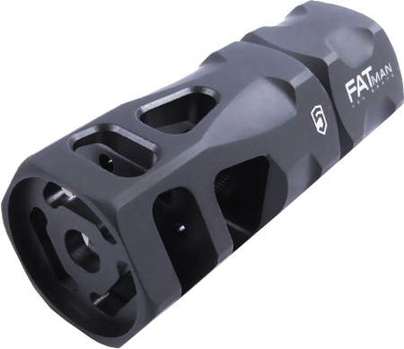PHASE 5 MUZZLE BRAKE FATMAN - 5.56MM 1/2X28 AR-15 BLACK 1 PHASE 5 MUZZLE BRAKE FATMAN - 5.56MM 1/2X28 AR-15 BLACK