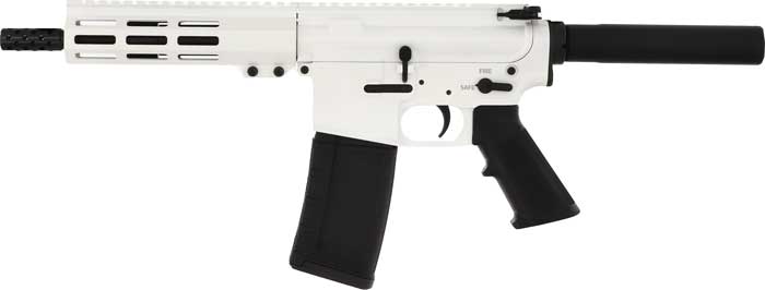 GLFA AR15 PISTOL 223 WYLDE - 7.5" NITRIDE BBL WHITE 2 GLFA AR15 PISTOL 223 WYLDE - 7.5" NITRIDE BBL WHITE - Image 2