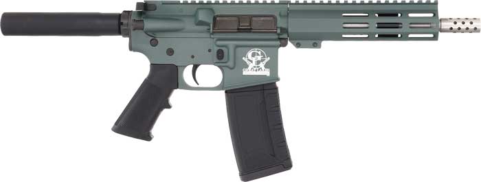 GLFA AR15 PISTOL 223 WYLDE - 7.5" SS. BBL. CHARCOAL GREEN 1 GLFA AR15 PISTOL 223 WYLDE - 7.5" SS. BBL. CHARCOAL GREEN