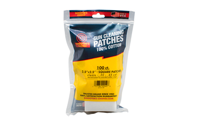 OTIS 2.5" SQ CLEANING PATCHES 100CT 1 OTIS 2.5" SQ CLEANING PATCHES 100CT