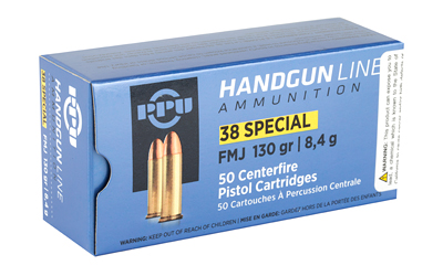 PPU 38SPL FMJ 130GR 50/500 2 PPU 38SPL FMJ 130GR 50/500 - Image 2
