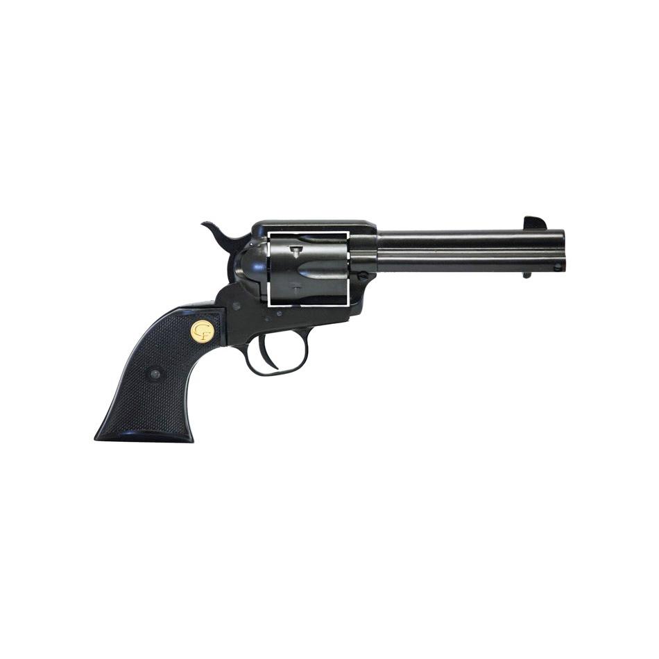 Chiappa 1873 S.A. Black Revolver .22LR 6rd Capacity 4.75" Barrel Black Plastic Grips 1 Chiappa 1873 S.A. Black Revolver .22LR 6rd Capacity 4.75" Barrel Black Plastic Grips