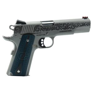 Home 22 Colt Engraved Competition Handgun .45 ACP 8rd Magazine 5" Barrel Stainless Steel