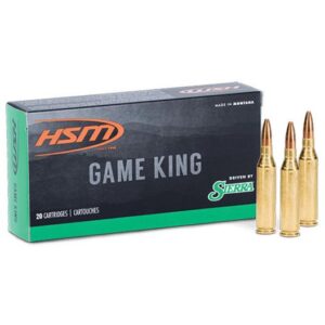 HSM Gameking Rifle Ammunition .284 Winchester 160gr SBT 2750 fps 20/ct