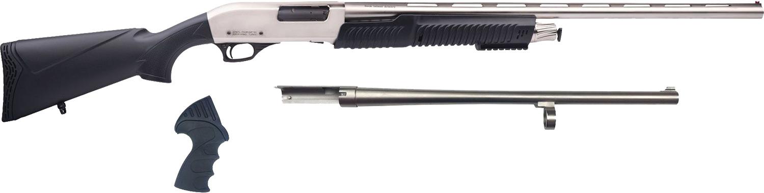RIA 3-N-1 12G Chrome Shotgun 18.5/28 5RD 1 RIA 3-N-1 12G Chrome Shotgun 18.5/28 5RD