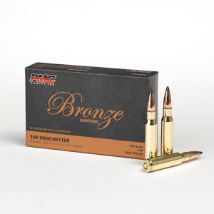 Home 33 PMC Bronze .308 Winchester Rifle Ammo - 150 Grain | SP | 20rd Box