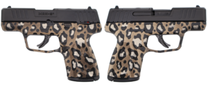RUGER MAX-9 MANUAL SAFETY LEOPARD PRINT 9MM PISTOL BLACK 3.2" OPTIC READY 1-10RD MAGS