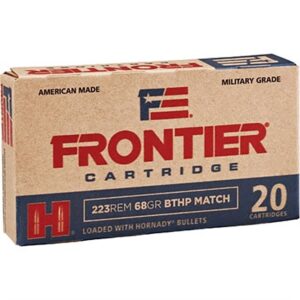 Home 9 FRONTIER 223 REM 68GR MATCH BOAT TAIL HOLLOW POINT 20/BOX
