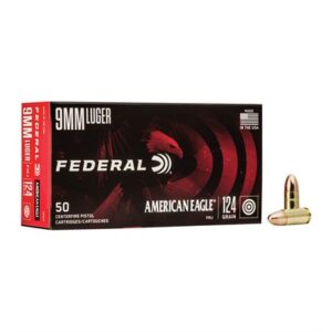 9MM LUGER 124GR FULL METAL JACKET 50/BOX