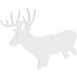 AR500 3/8'' SILHOUETTE / 3-HOLE / DEER