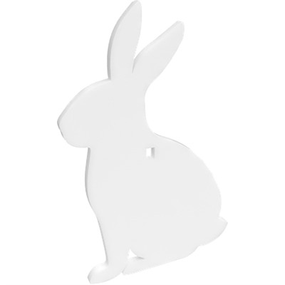 AR500 3/8'' SILHOUETTE / 1-HOLE / RABBIT 1 AR500 3/8'' SILHOUETTE / 1-HOLE / RABBIT