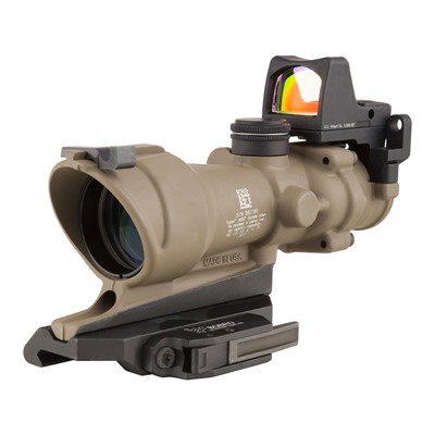 ACOG ECOS 4X32MM FIXED CROSSHAIR FDE W/QD MOUNT & RMR 1 ACOG ECOS 4X32MM FIXED CROSSHAIR FDE W/QD MOUNT & RMR
