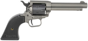 .22 LR Firearms and Ammunition 4 Heritage Mfg RR22C4 Rough Rider 22 LR 6 Shot 4.75" Tungsten Gray Cerakote Steel Barrel & Frame, Black Satin Cylinder & Textured Polymer Grips