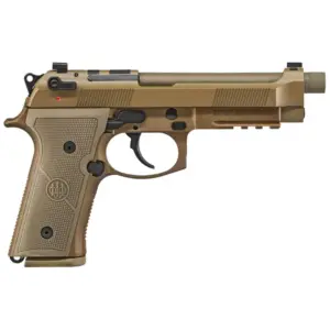 BERETTA M9A4 THREADED 9MM 3-18RD 5.1IN FLAT DARK EARTH