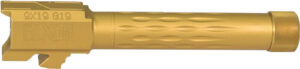 FAXON FITS GLOCK 19 BARREL 9MM - FLAME FLUTED THREADED TIN