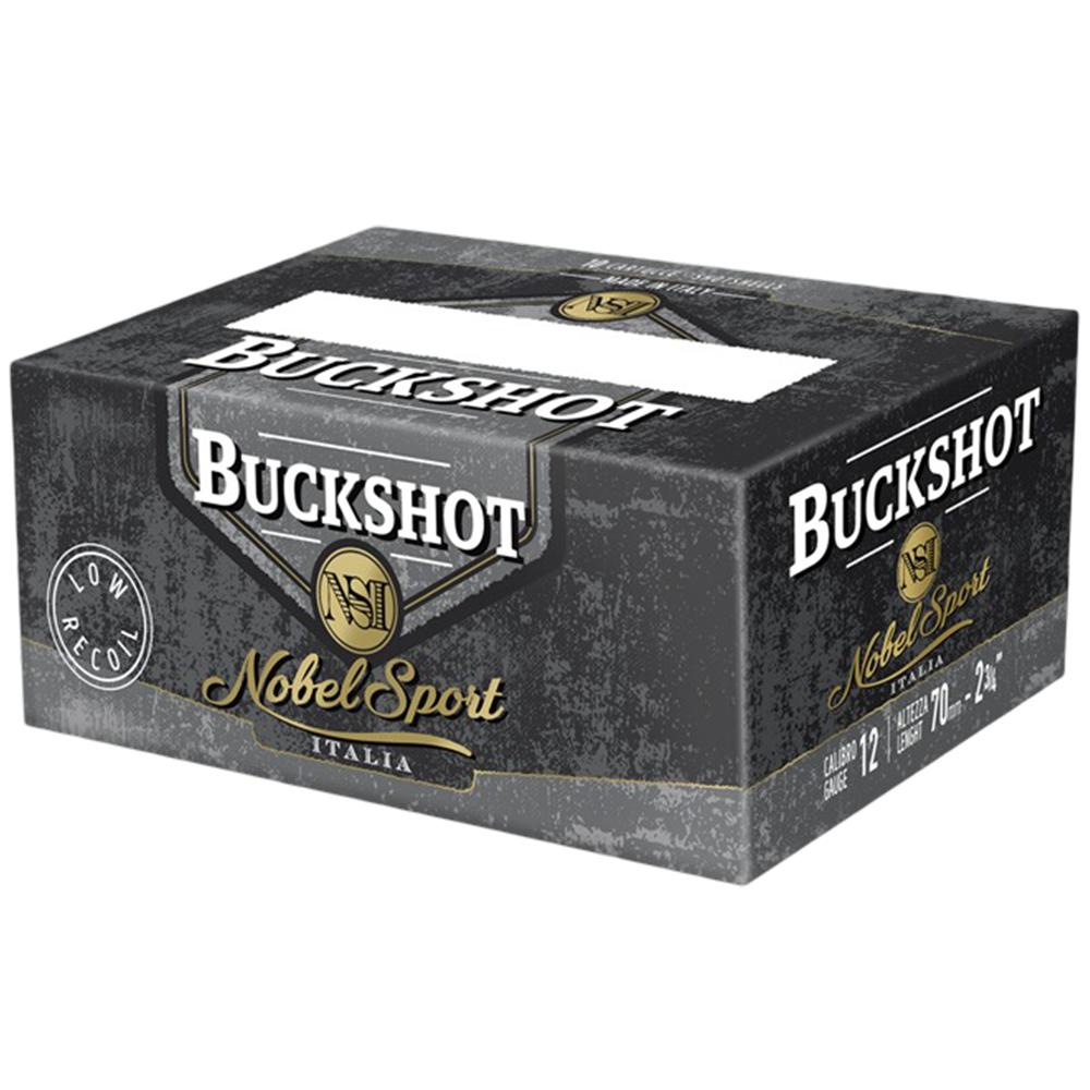 Noble Sport Buckshot Law Enforcement Shotshells 12ga 2-3/4" 9 pellet 1200 fps #00 250/ct (25-10/ct) 1 Noble Sport Buckshot Law Enforcement Shotshells 12ga 2-3/4" 9 pellet 1200 fps #00 250/ct (25-10/ct)