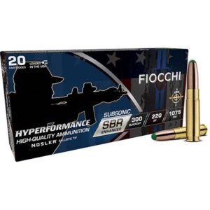 HYPERFORMANCE SBR ENHANCE 300 BLK 220GR NOSLER PTBT 20/BOX